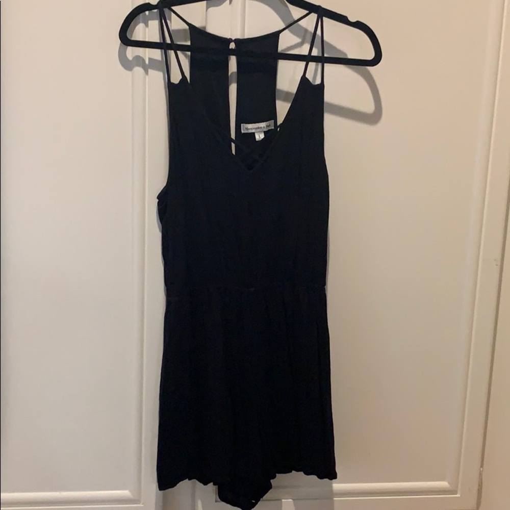 Abercrombie and Fitch black romper